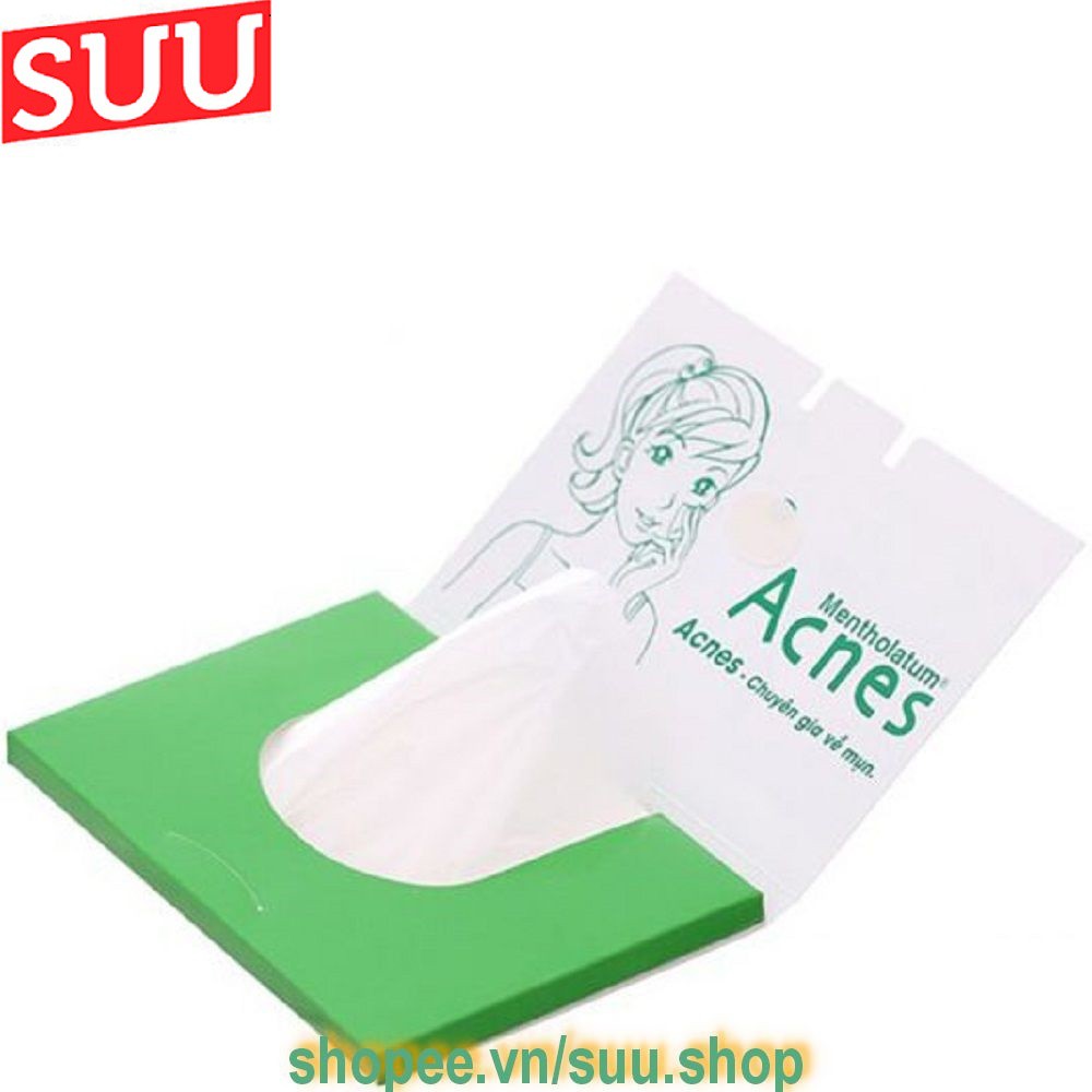 Gói 100 Tờ Giấy Thấm Dầu Acnes Oil Remover Paper, suu.shop cam kết 100% chính hãng. | BigBuy360 - bigbuy360.vn