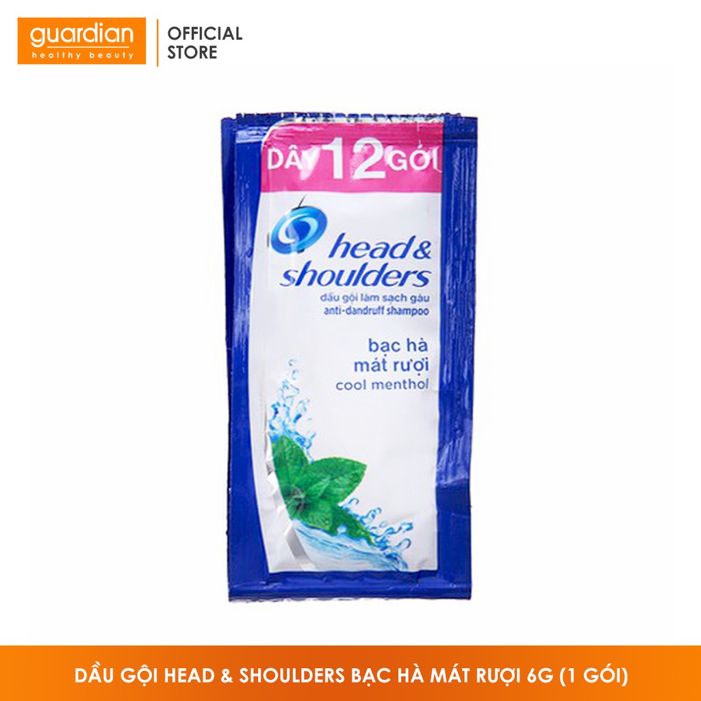 Dầu gội Head &amp; Shoulders Bạc Hà mát lạnh 6g (1 gói)