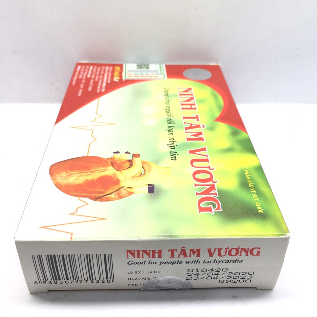 NINH TÂM VƯƠNG Hộp 3 vỉ x 10 viên nén