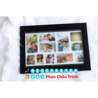 Khung hình cỡ a4 ( 21cm*30cm ) trắng , đen , nâu
