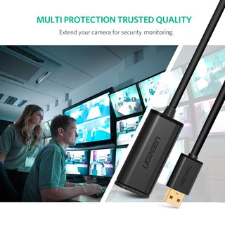 Cáp Nối Dài USB 2.0 5M, 10M, 15M, 20M, 25M, 30M UGreen US121 - Hàng Chính Hãng, Chipset Cao cấp