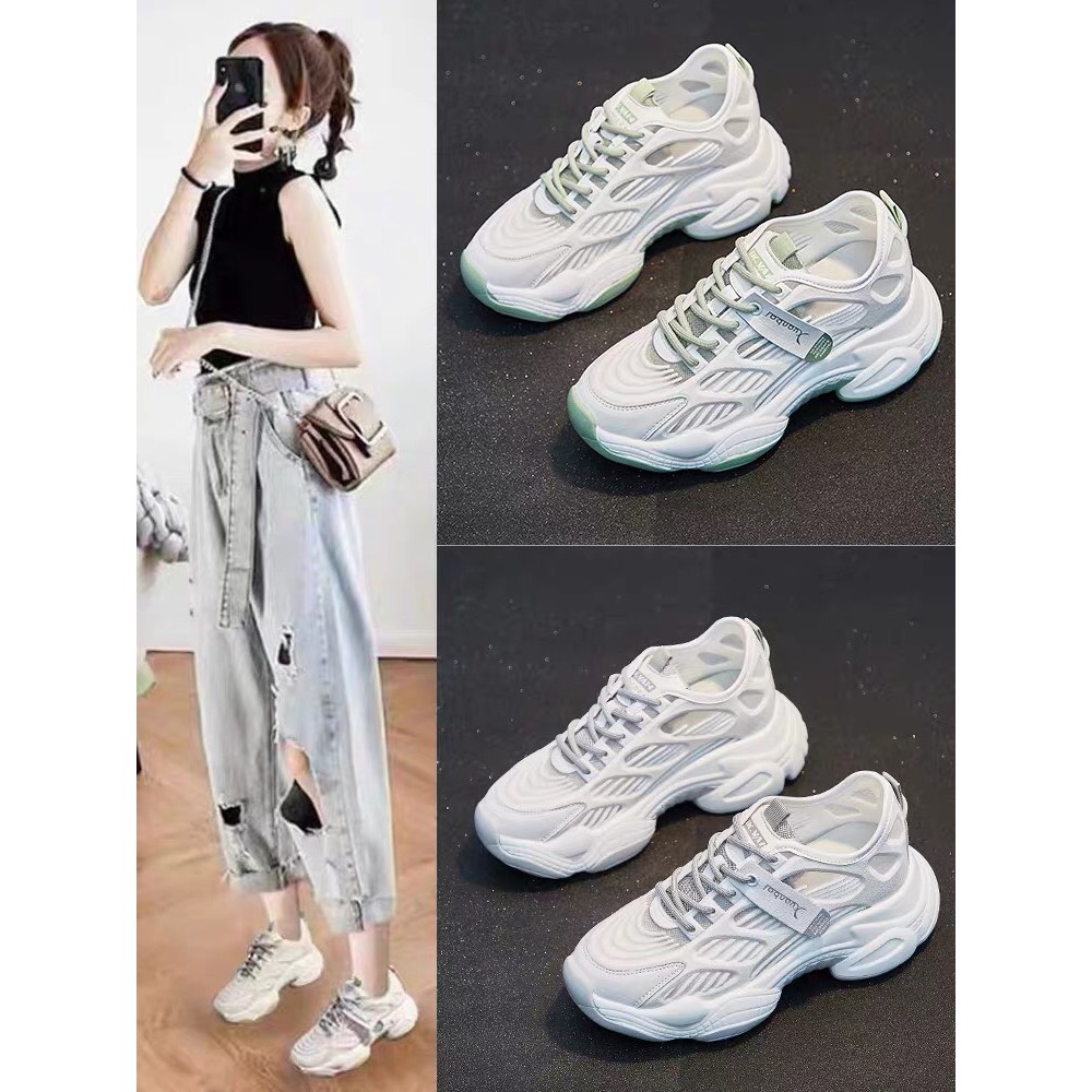 [Mã FAGREEN245 giảm 10% tối đa 30K đơn 99K] FREE SHIP Giày thể thao nữ đế sóng độn đế hàng hot 2020 | BigBuy360 - bigbuy360.vn