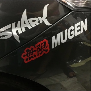 Sticker Độ Xe Hình Cá Mập