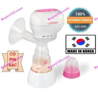 Máy hút sữa điện đơn Unimom KPOP có tích pin sạc K-Pop UM871098 (Made in Korea)