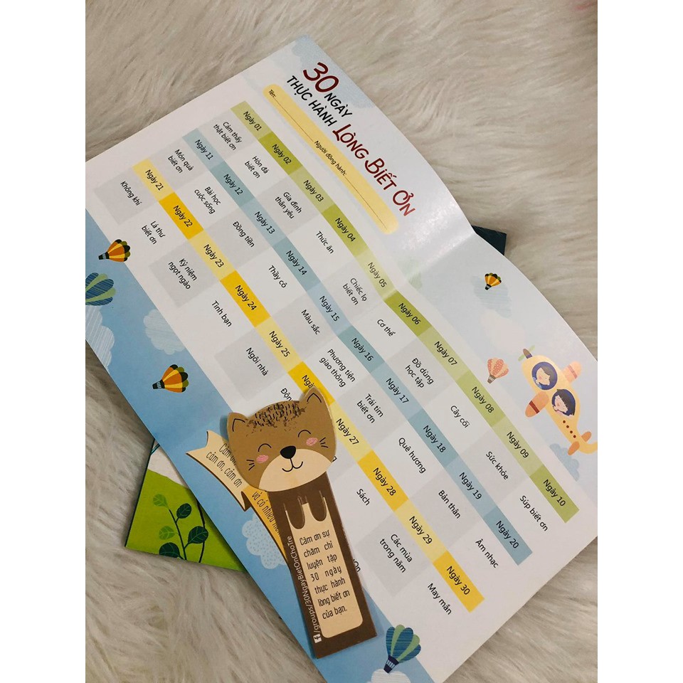 Sách - Rèn luyện phẩm chất cho trẻ - 30 ngày thực hành lòng biết ơn (Từ 5-12 tuổi) | BigBuy360 - bigbuy360.vn