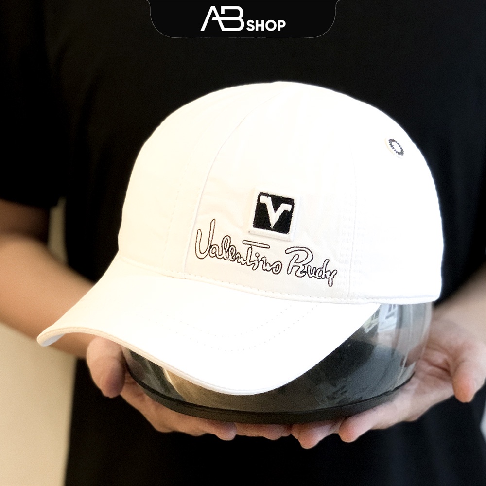 Mũ Nón Lưỡi Trai Valentino Trắng và Đen