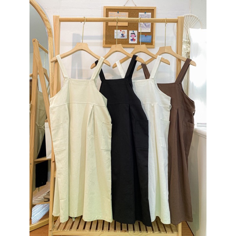 Váy Yếm Dáng Dài Phong Cách Hàn Quốc Siêu Xinh Y058-Violet | BigBuy360 - bigbuy360.vn