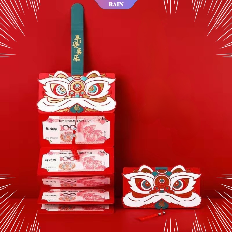 Bao Lì Xì Năm Mới 6 / 10 Thẻ Hình Chú Hổ Sáng Tạo