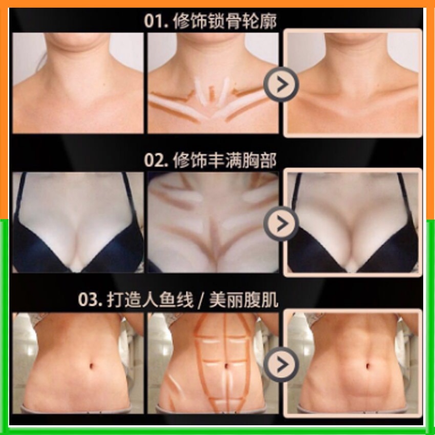 Bút tạo khối 2 đầu che khuyết điểm Lameila, thanh tạo khối / đánh khối highlight trang điểm
