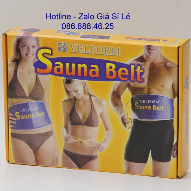 BÁN SỈ đai quấn nóng giảm mỡ bụng Sauna Belt