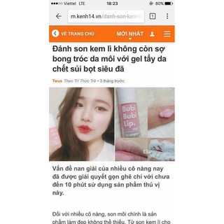 TẨY TẾ BÀO CHẾT MÔI DẠNG SỦI BỌT BUBI BUBI