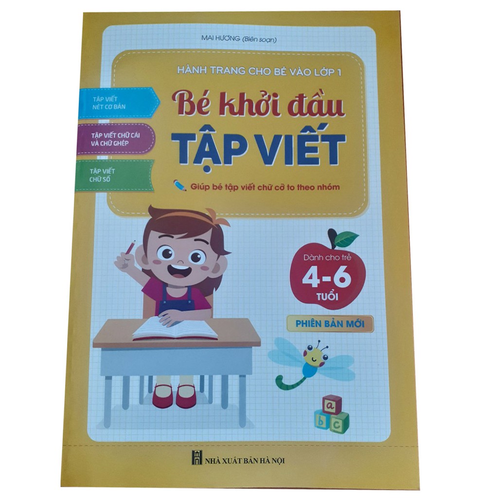 [Mã LIFEMALL995 giảm 10% đơn 99K] Sách - Bé Khởi Đầu Tập Viết - Tâm Thế &amp; Hành Trang Vào Lớp 1