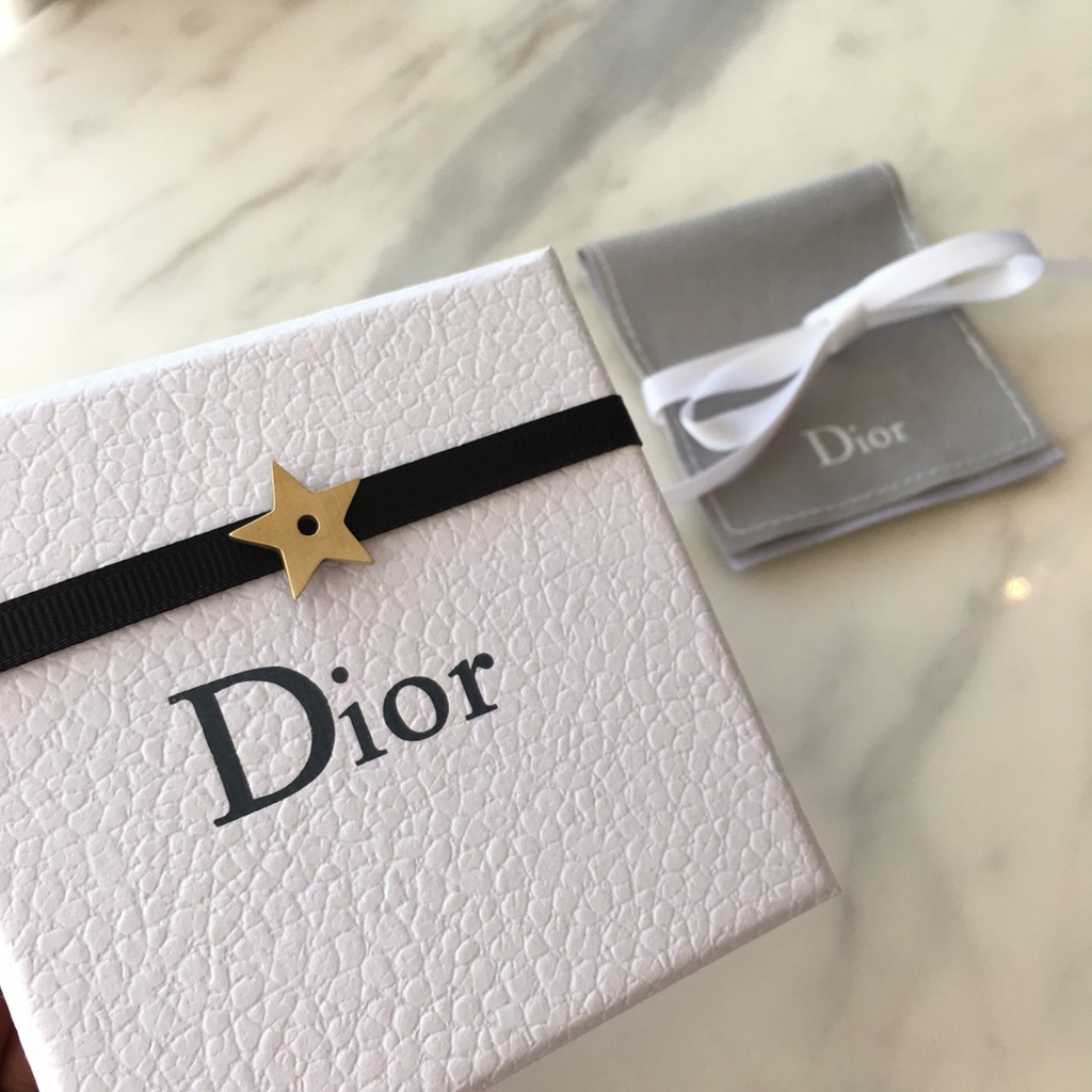 Dior dây chuyền JADIOR vòng cổ nữ Vòng vây dệt màu đen