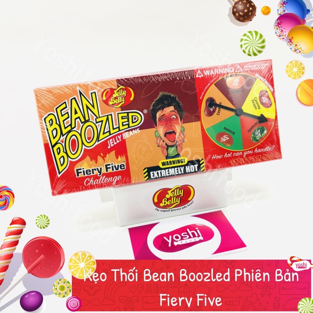 [Mã GROSALE2703 giảm 8% đơn 250K] [HÀNG MỸ] Kẹo thối Bean Boozled Có Vòng Xoay 99gr