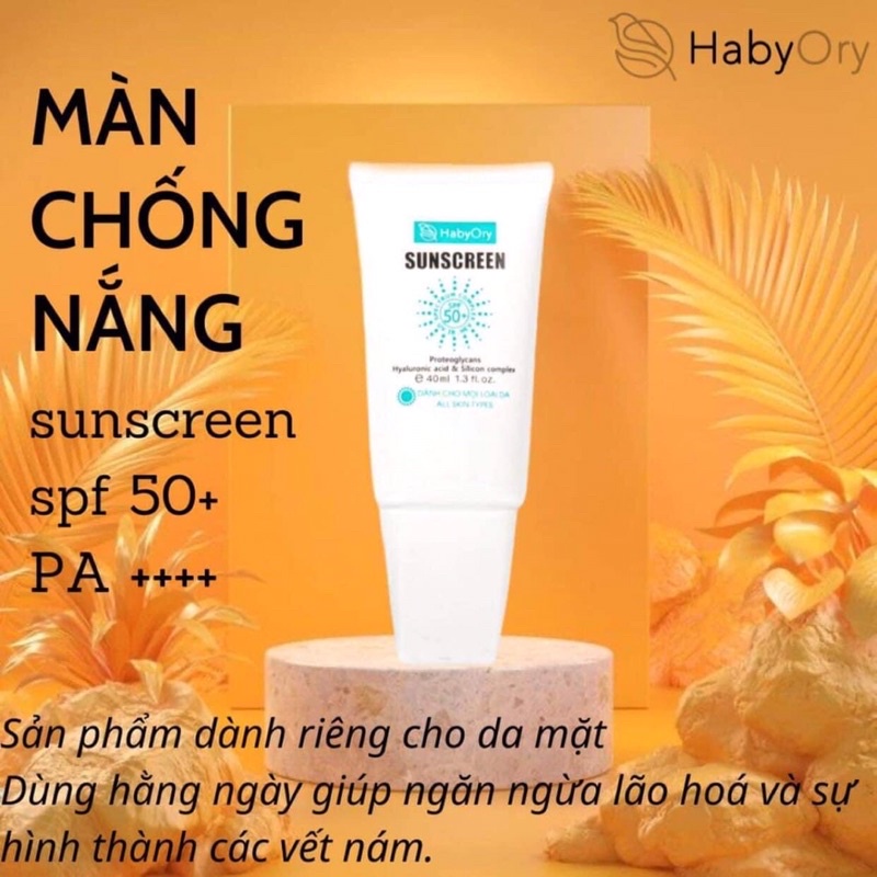 Kem chống nắng spf 50+ HabyOry