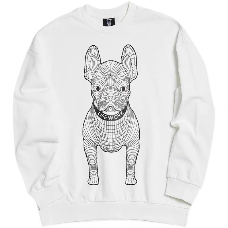 Áo  sweater Dolce in hình chó pug G&BEAUTY
