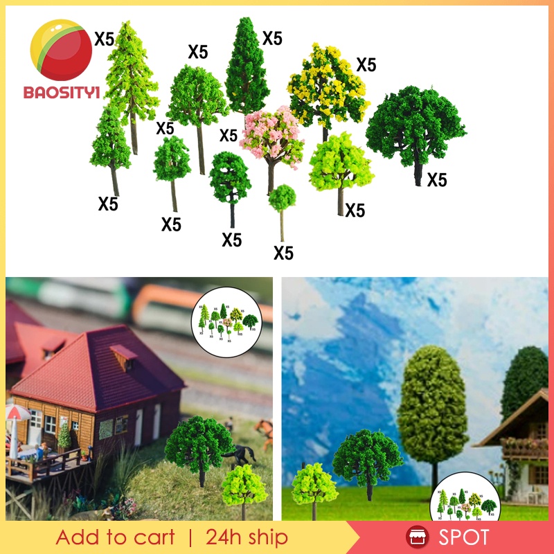 [Baosity1] Mô Hình Cây Nhỏ Trang Trí Bàn Cát Nhân Tạo