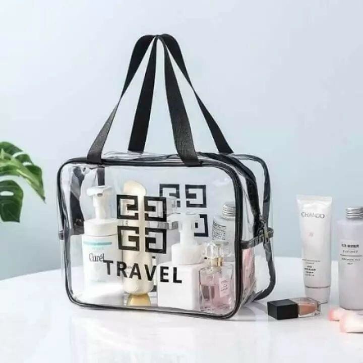 Bộ 3 Túi Trong Suốt Đựng Mỹ Phẩm Du Lịch Travel