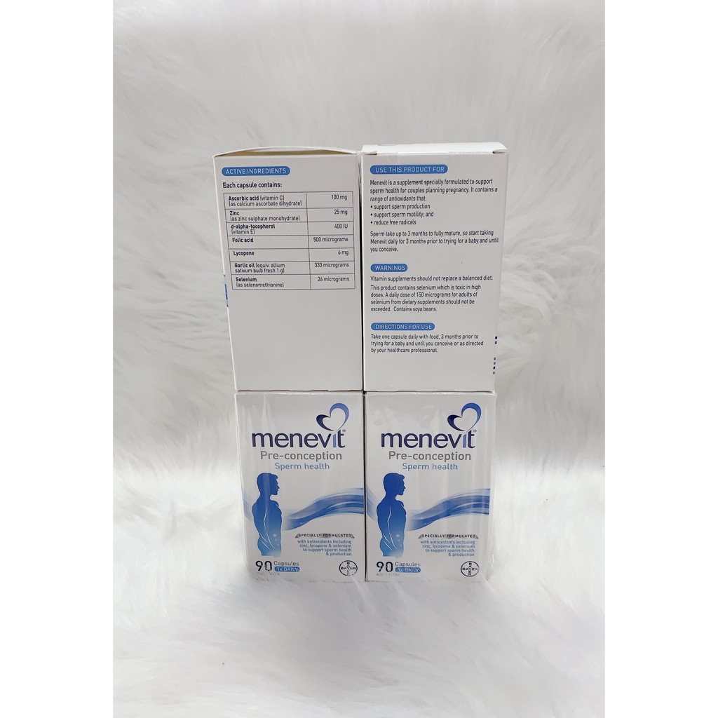 [HÀNG ÚC] Viên Uống Menevit Úc cho nam giới.