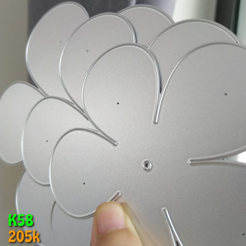 K58 - Khuôn Kim Loại Cắt Hoa Hồng 5 Cánh