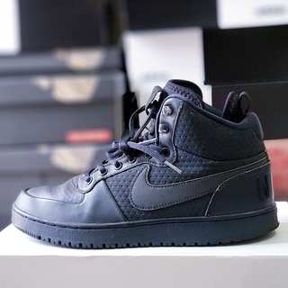Giày Nike Court Borough Mid Winter Black, size 40.5, real 2hand