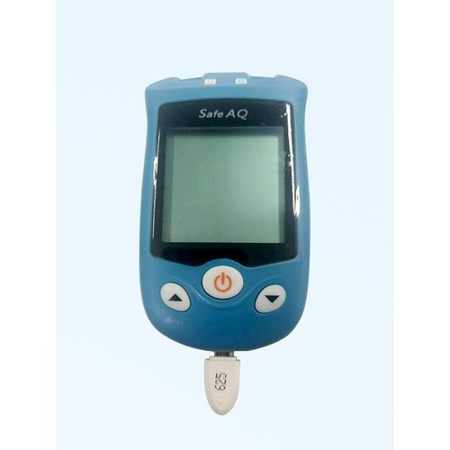 Máy đo đường huyết Axit Uric Safe AQ UG kèm (25 que thử đường huyết +50 que thử Axit Uric +100 kim chích) TẶNG đồng hồ