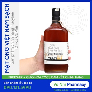 Chai Mật ong Tracybee 600ml hoa Cà phê - Chính Hãng