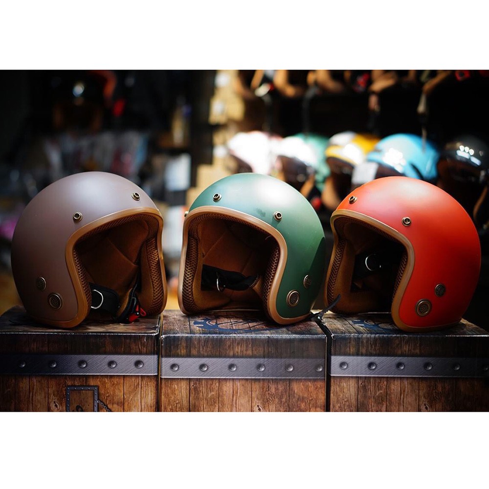 Mũ nón bảo hiểm 3/4 đầu dành cho nam nữ, phượt thủ nhiều màu thời trang hàng chuẩn full tem kiểm định, chất lượng OXM4