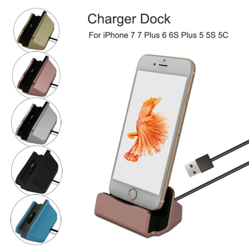 Dock sạc kiêm giá đỡ đa năng cho điện thoại iphone