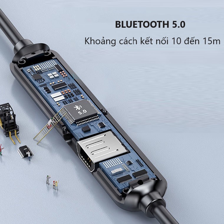 Tai nghe không dây bluetooth choàng cổ S680 Dung lượng pin lớn 1000mAh nghe  nhạc 120h. Âm thanh Siêu mạnh micro Hi_Fi