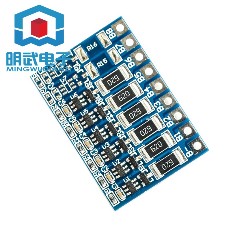Bảng Mạch Cân Bằng Pin Lithium 18650  3 / 4 / 5 / 6 / 7 / 8 11.1~33.6V 8S
