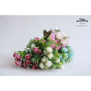 Cành hoa Vintage hoa hồng búp No.2 TTTM