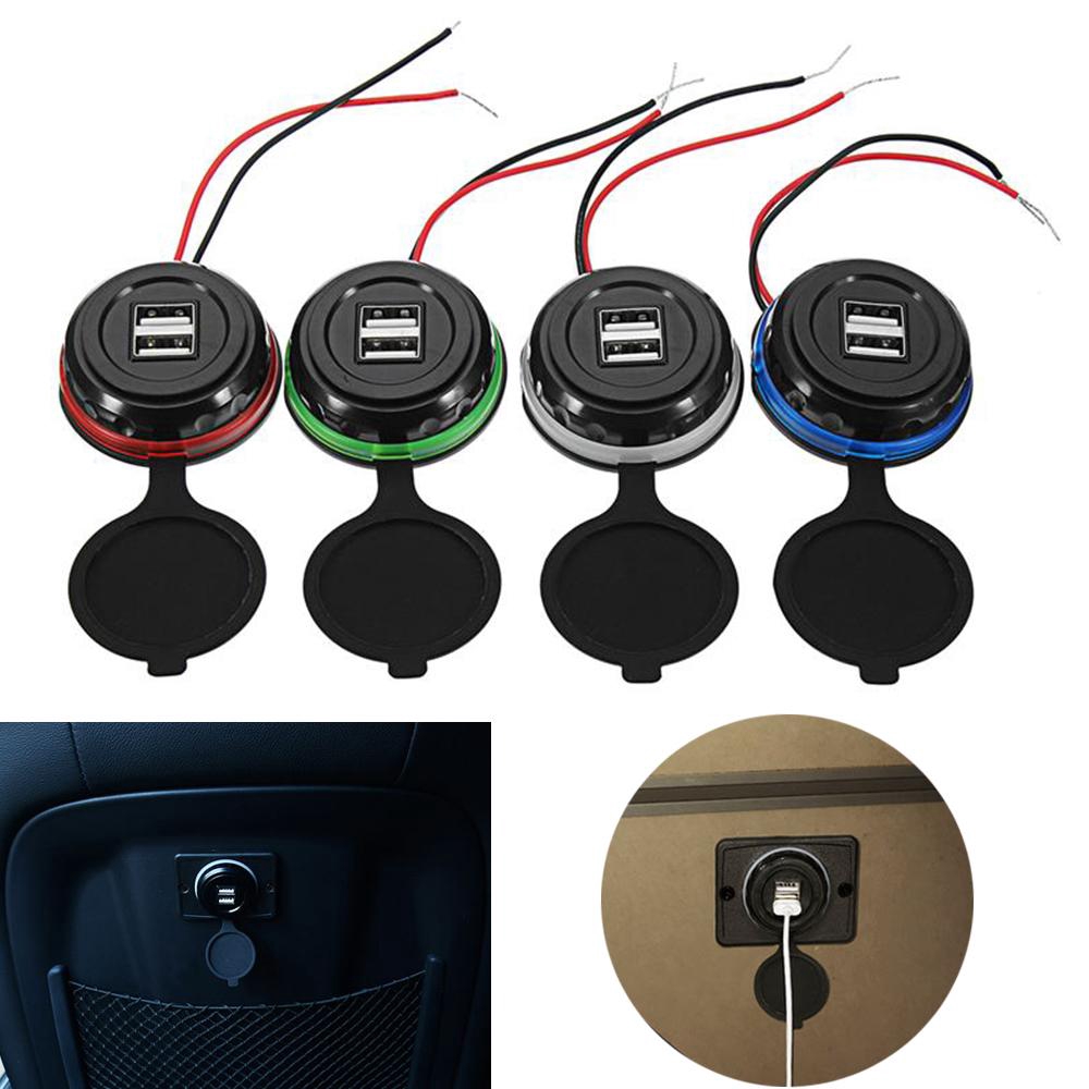 1 Ổ Cắm Điện Chống Nước 12-24v Cho Xe Hơi