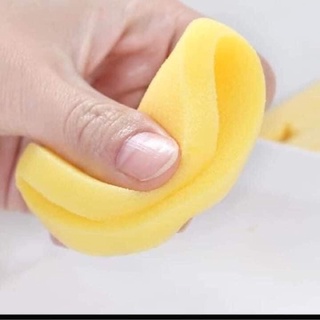 5 Gói (60 Miếng) Bông Mút Vàng Rửa Mặt Loại To Dày Xịn Siêu Mềm Mịn Siêu Thấm Hút
