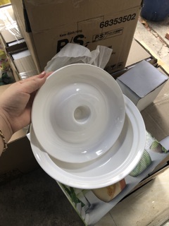 Thố cơm cao cấp bằng sứ 9in quà Unilever