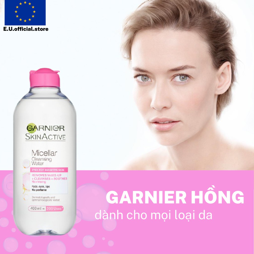 Tẩy trang Garnier sạch sâu. Nước tẩy trang Garnier bản Pháp 400ml | BigBuy360 - bigbuy360.vn