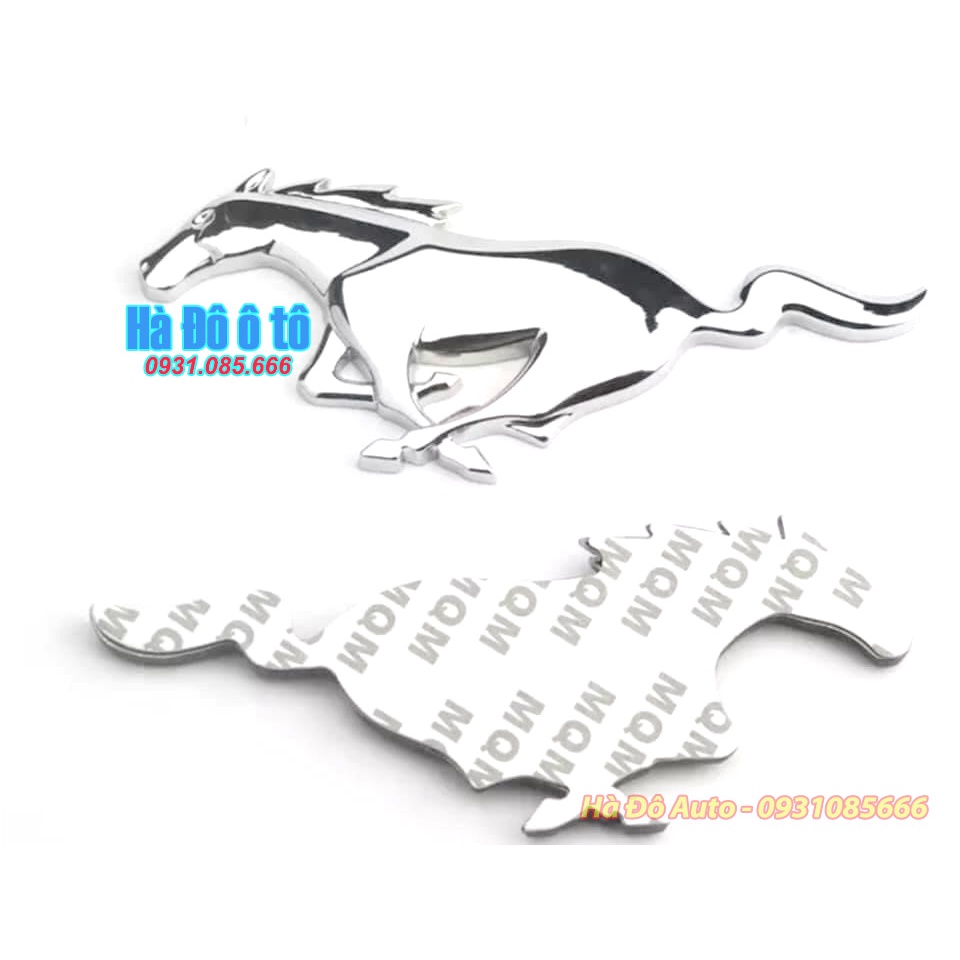 Biểu Tượng Con Ngựa Dán Nắp Capo Mặt Ca Lăng innox