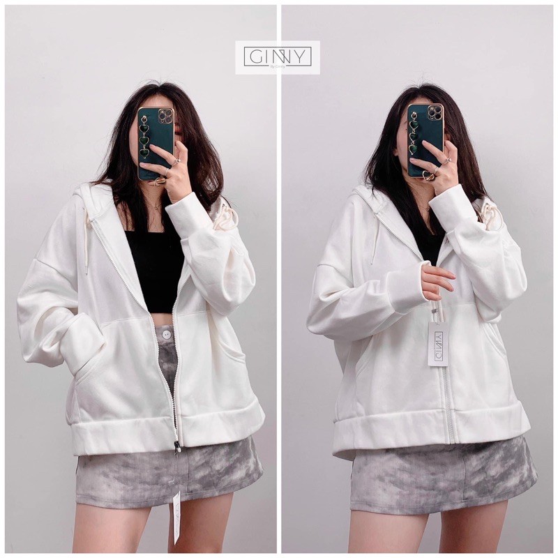 Áo Khoác Nỉ Mira 1 Lớp | Dày Dặn | Có Nón Form Rộng | Đơn Giản | Phong Cách Hàn Quốc | Hot Trend 2020 | Hình Tự Chụp | BigBuy360 - bigbuy360.vn