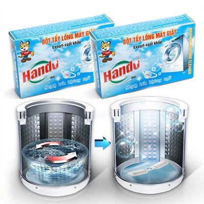 Bột tẩy lồng máy giặt Hando 200g