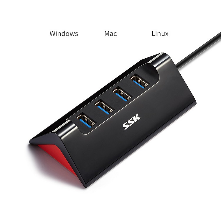 BỘ CHIA USB TỪ 1 RA 4 CỔNG USB 3.0 SSK SHU 835