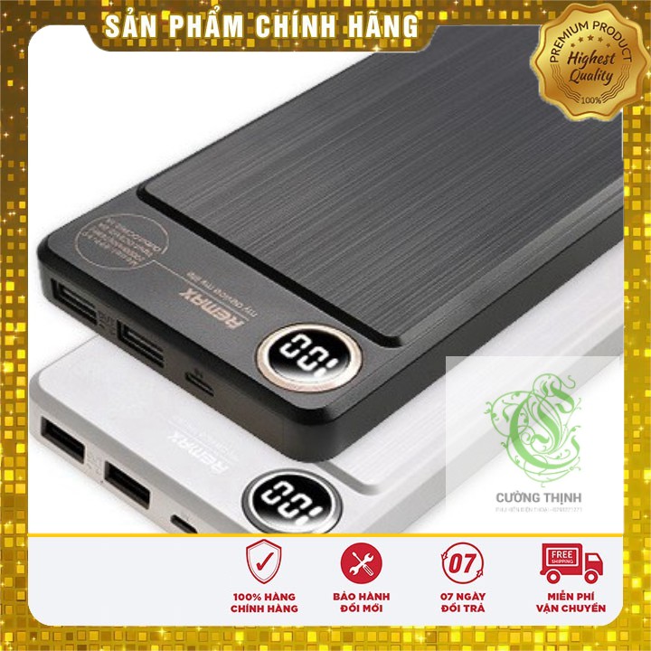 [ Giá siêu rẻ,chính hãng 100% ]  Pin sạc dự phòng cao cấp Remax RPP-59 20000mAh màn hình LCD