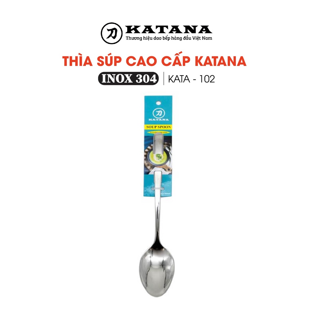 Thìa súp inox KATANA Tableware KATA102 20cm