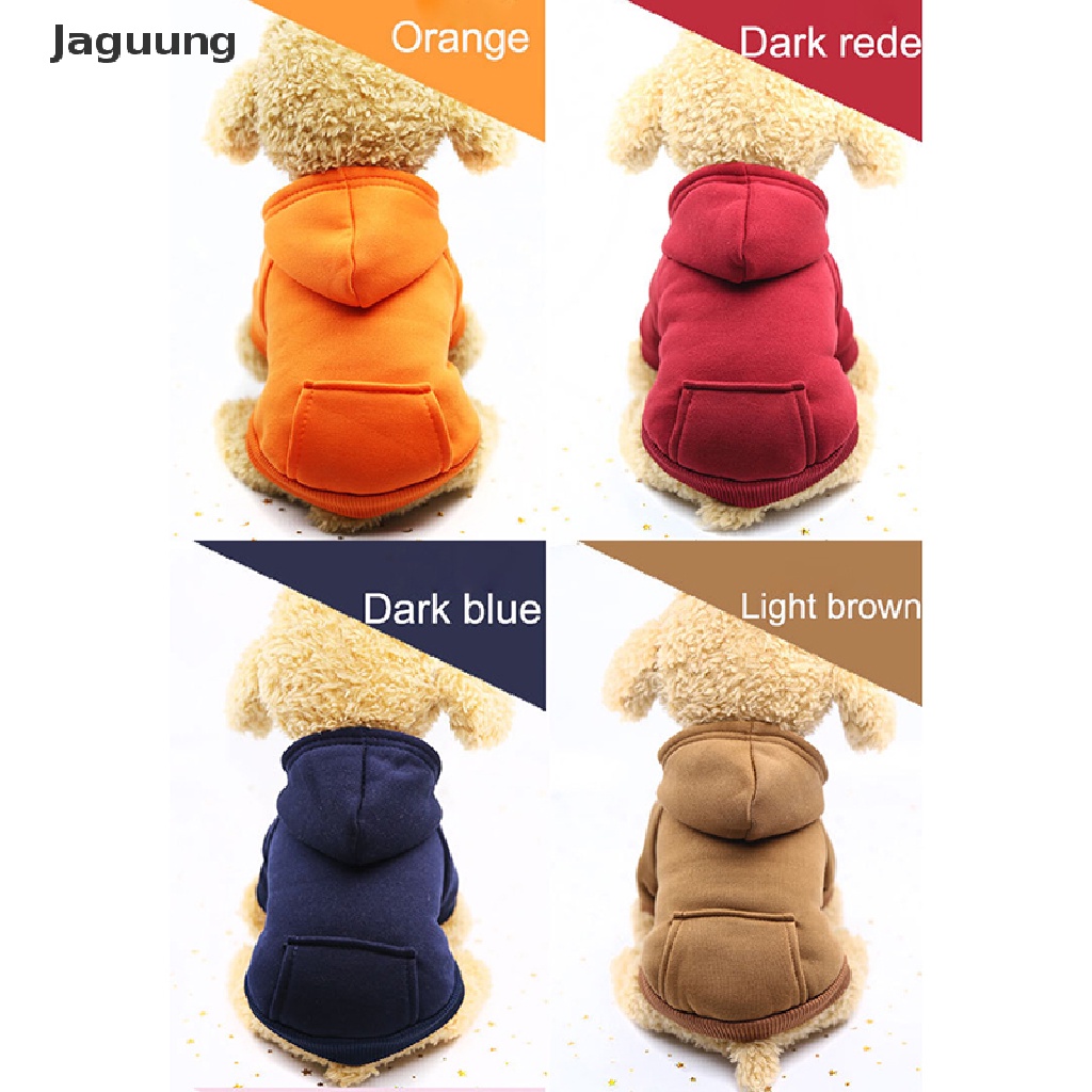 Áo hoodie vải lông cừu mềm màu trơn giữ ấm cho cún cưng chất lượng cao