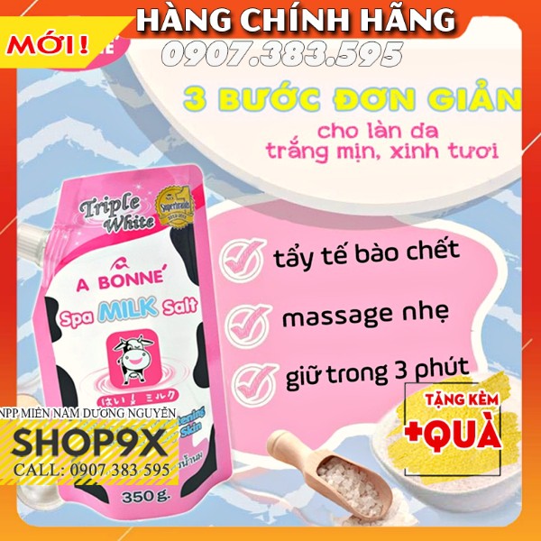 Muối Tắm Sữa Bò Tẩy Tế Bào Chết A Bonne Spa Milk Salt Thái Lan 350gr | BigBuy360 - bigbuy360.vn