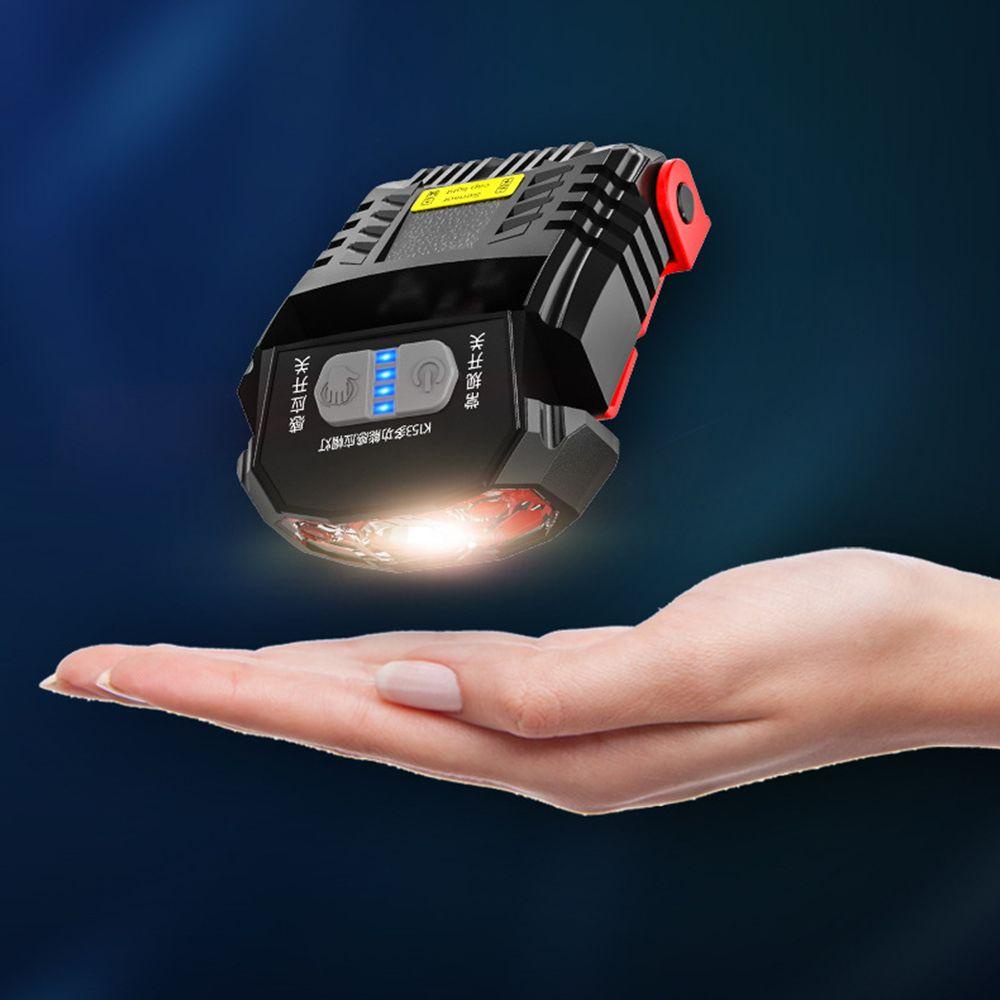 Đèn LED Kẹp Mũ Lưỡi Trai Cảm Ứng Sạc USB Loại c XPE