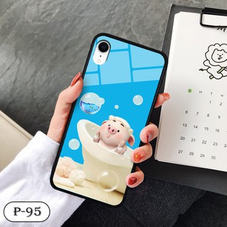 Ốp kính in hình cute Iphone XR