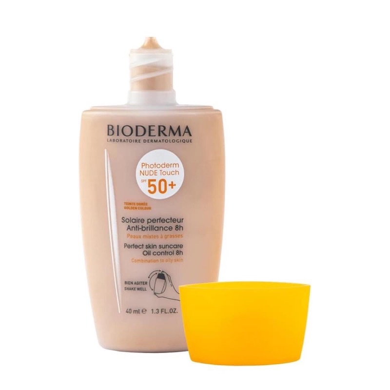 Kem Chống Nắng Bio.Derma Photoderm Nude SPF 50 lọ 40ml kiêm kem nền tiện dụng