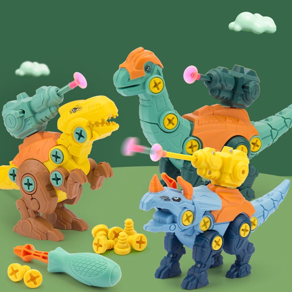 Đồ chơi lắp ráp khủng long Tyrannosaurus Rex nhiều màu sắc dành cho bé
