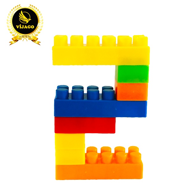Xếp Hình Xây Dựng 155 Chi Tiết Có Túi Đựng Tiện Lợi Cho Bé Tư Duy Logic