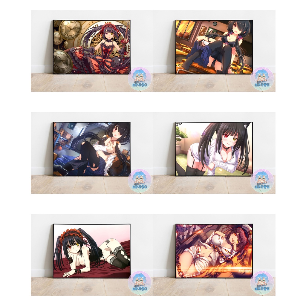 TRANH POSTER A3 TOKISAKI KURUMI (13) ANIME MANGA DATE A LIVE CHẤT LIỆU GIẤY CAO CẤP - 2D TỘC SHOP